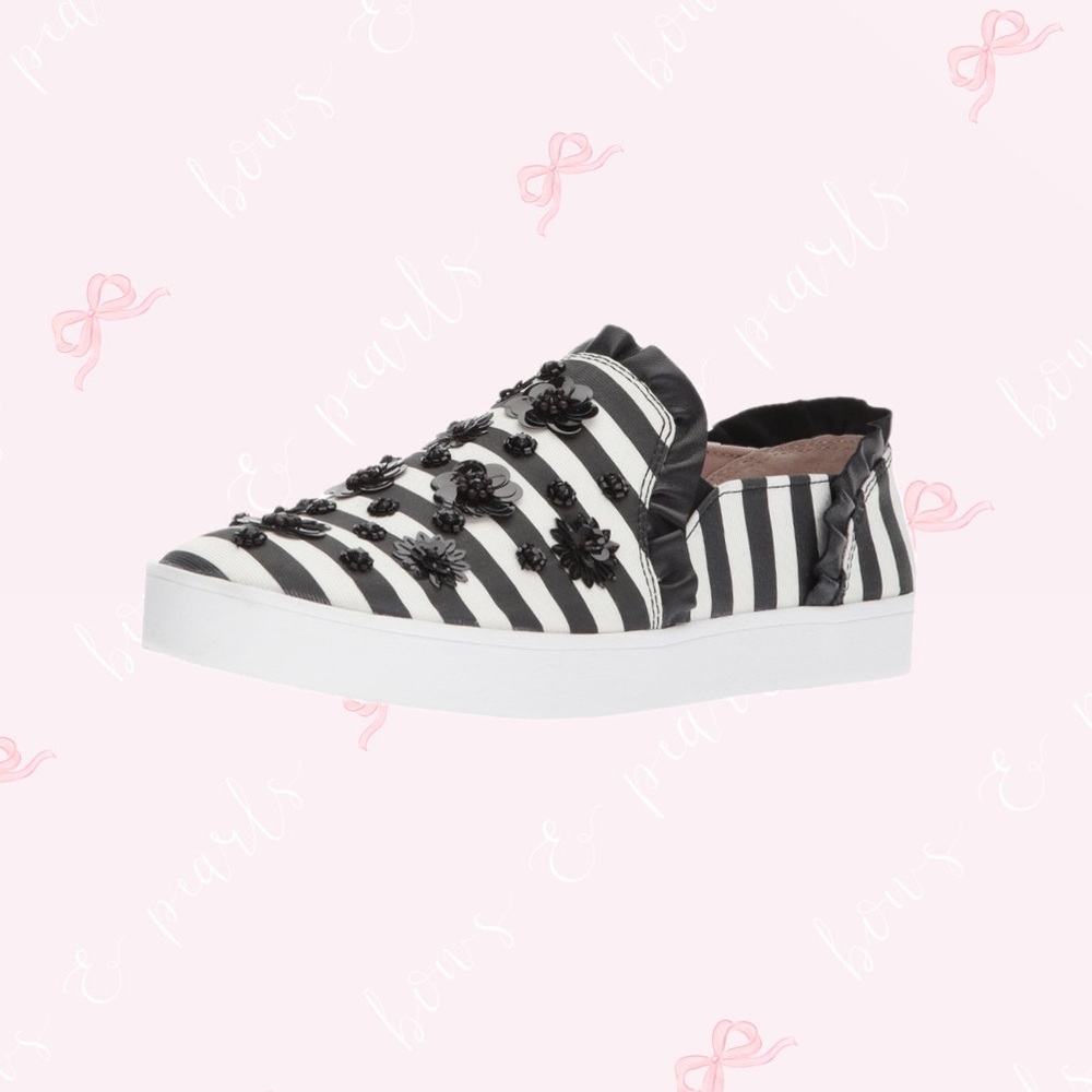 ♡ 𝖪𝖺𝗍𝖾 𝖲𝗉𝖺𝖽𝖾 ♡ 𝖲𝗍𝗋𝗂𝗉𝖾𝖽 𝖫𝗈𝗎𝗂𝗌𝖾 𝖥𝗅𝗈𝗋𝖺𝗅 𝖲𝗇𝖾𝖺𝗄𝖾𝗋